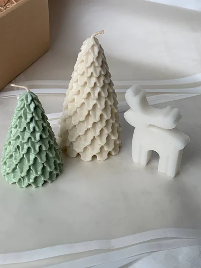 شمع طرح کاج