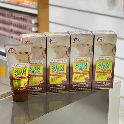 کرم ضد آفتاب SPF70 وکالی Wokali
